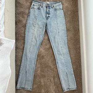 Abercrombie High Rise Skinny Jean with Slit